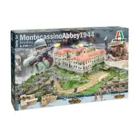 Szuper akció Italeri 6198S Montecassino Abbey 1944 Breaking the Gustav Line dioráma szett 1 72